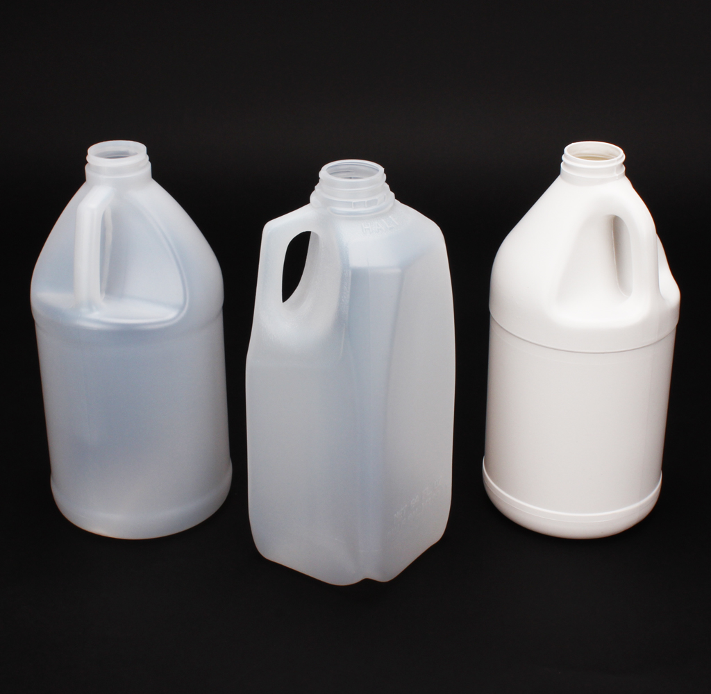12 Plastic half gallon jugs #214