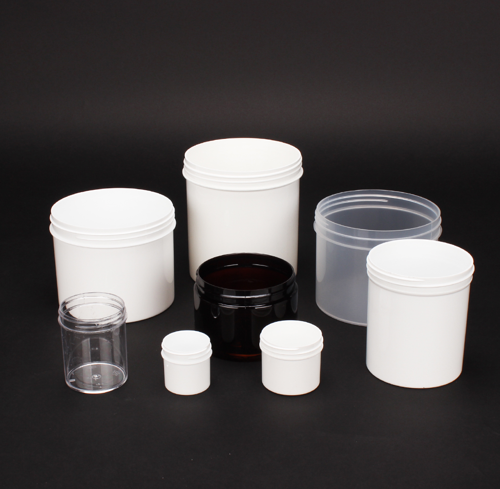 13 Plastic Jars #204